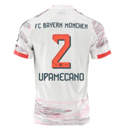 Bayern Munich Dayot Upamecano #2 Venkovní Dres 2025-26 Krátký Rukáv Bayern Munich Dayot Upamecano #2 Venkovní Dres 2025-26 Krátký Rukáv